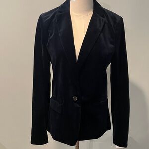 EUC navy velvet blazer